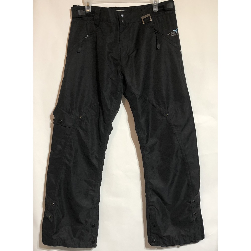 Ocean & Earth Ski Pants Womens Medium Black Snowboarding Waterproof